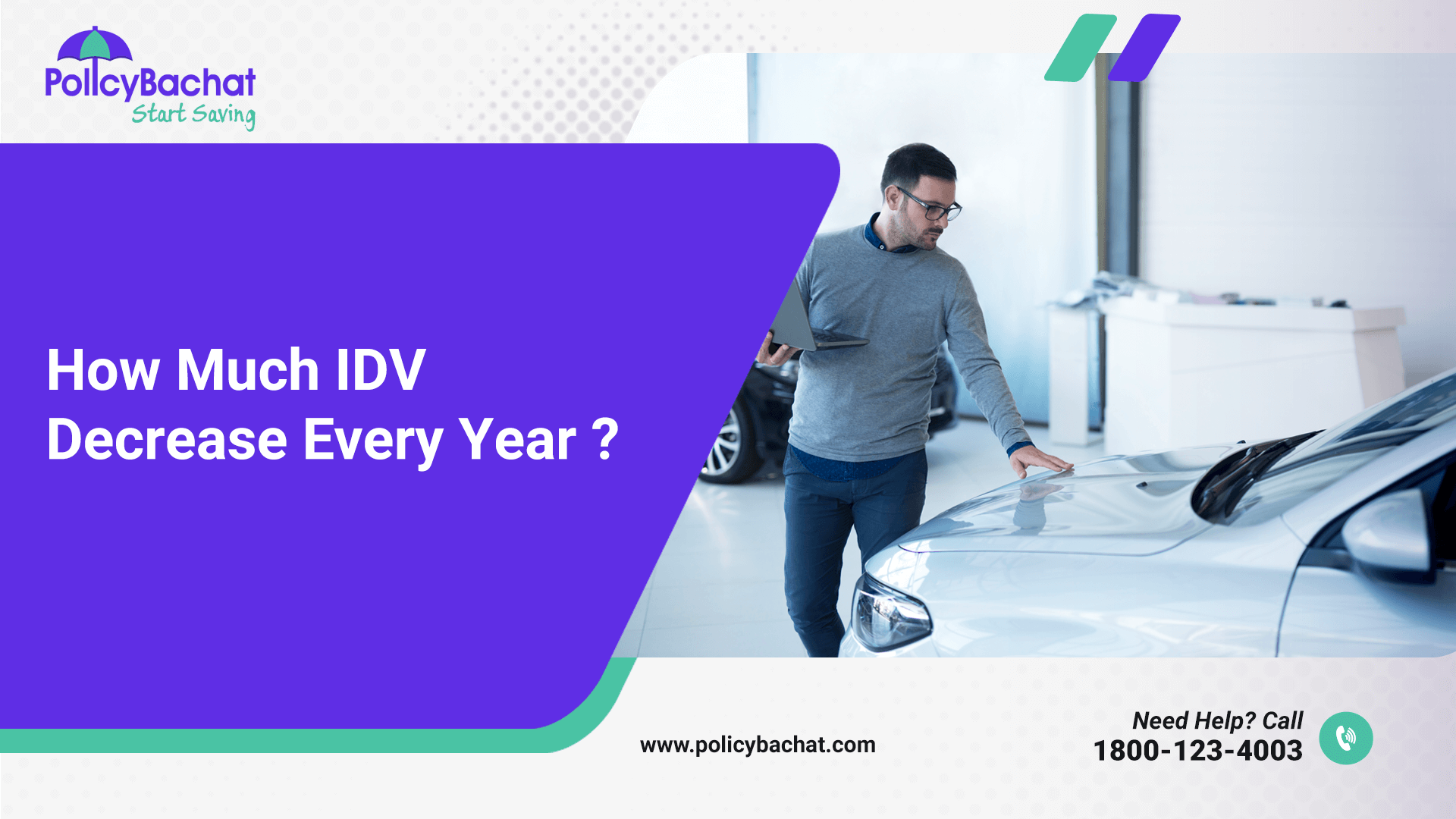 How much IDV decrease every year?