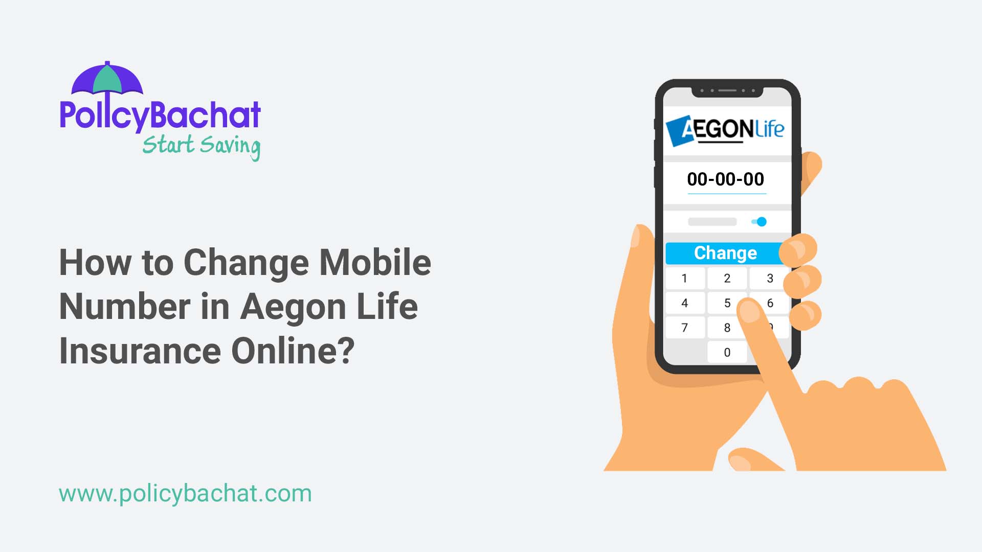 How to Change Mobile Number in Aegon Life Insurance Online? PolicyBachat