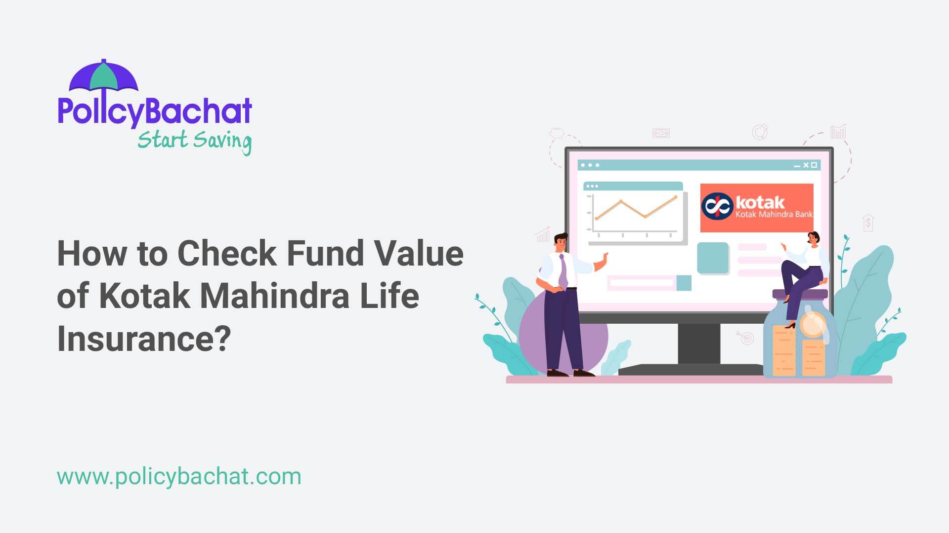How to Check Fund Value of Kotak Mahindra Life Insurance? PolicyBachat