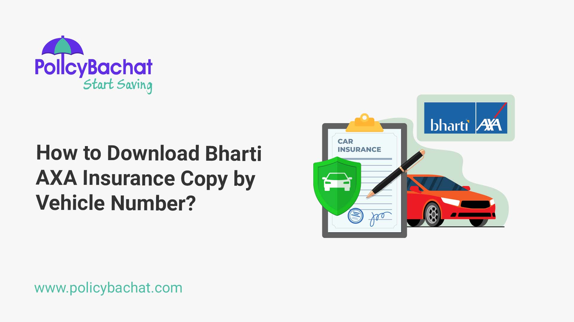 how-to-download-bharti-axa-insurance-copy-by-vehicle-number-policybachat