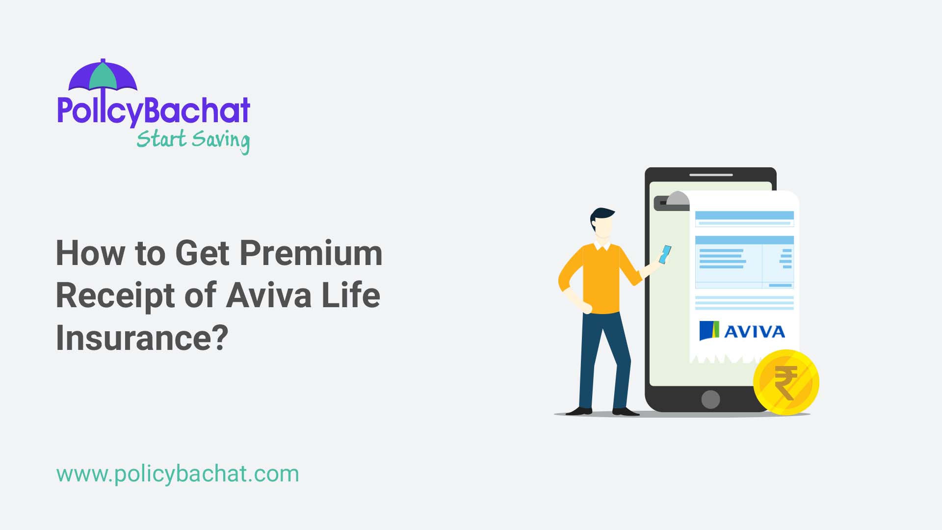How to Get Premium Receipt of Aviva Life Insurance? PolicyBachat
