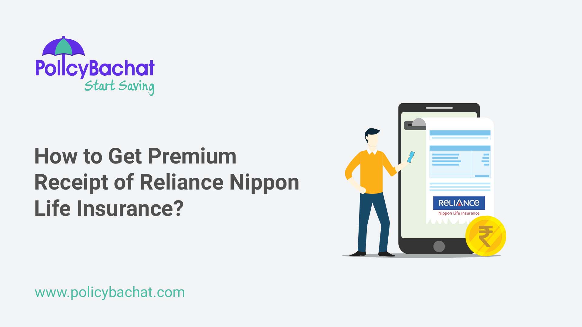 How to Get Premium Receipt of Reliance Nippon Life Insurance