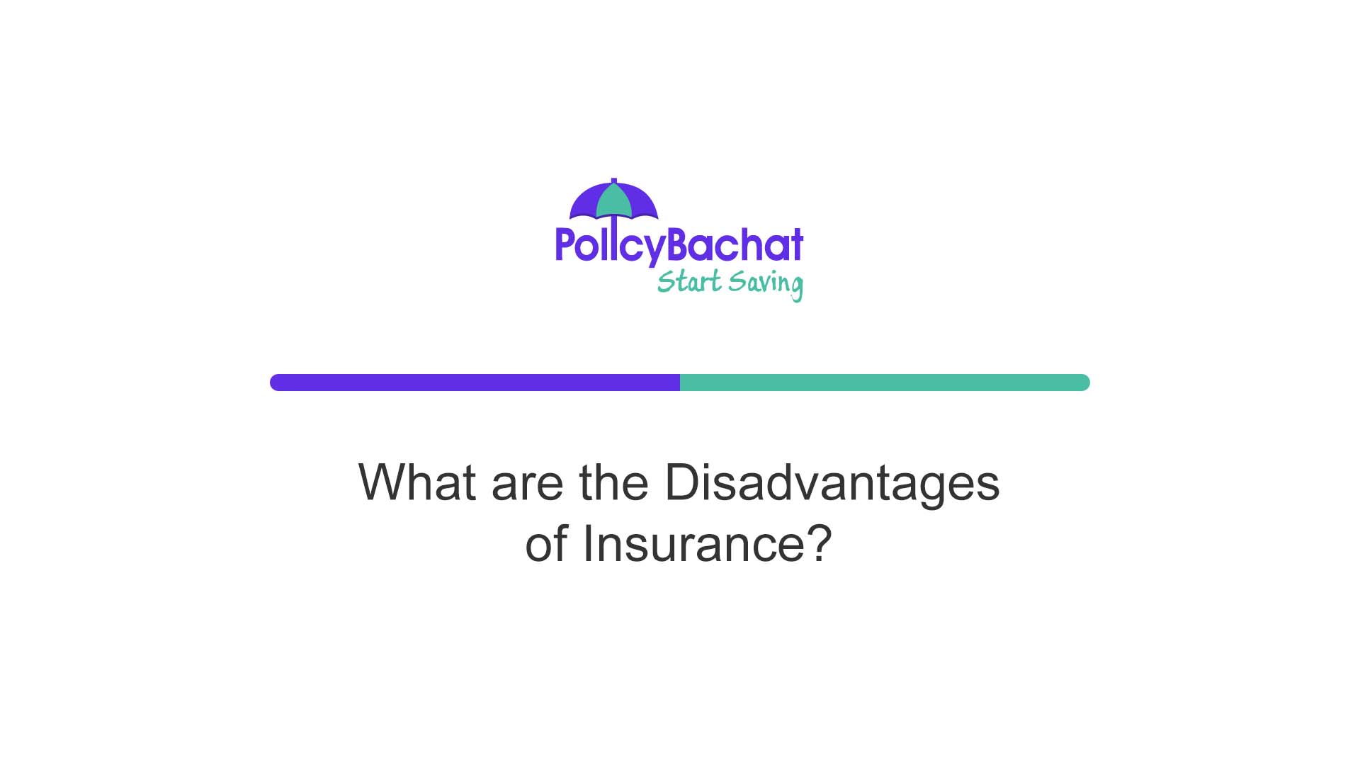 What are the Disadvantages of Insurance? PolicyBachat