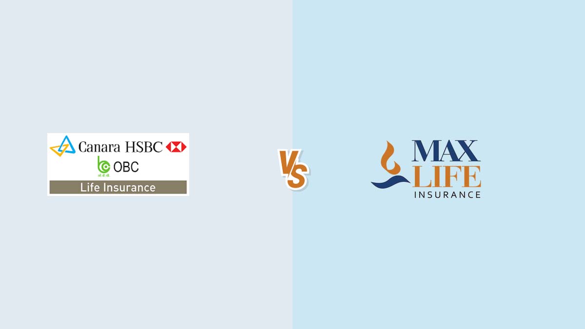 Canara HSBC OBC Vs Max Life Insurance Comparison {Y}