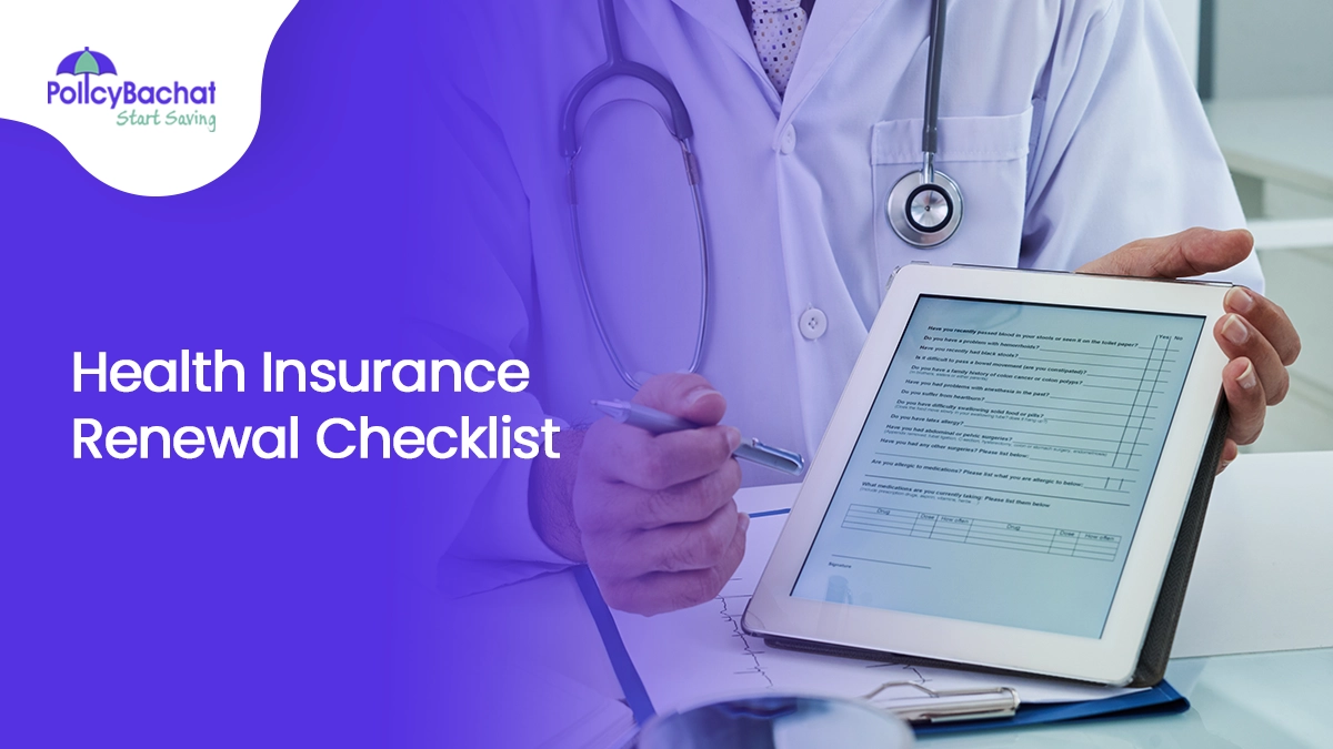 Image of Health Insurance Renewal Checklist