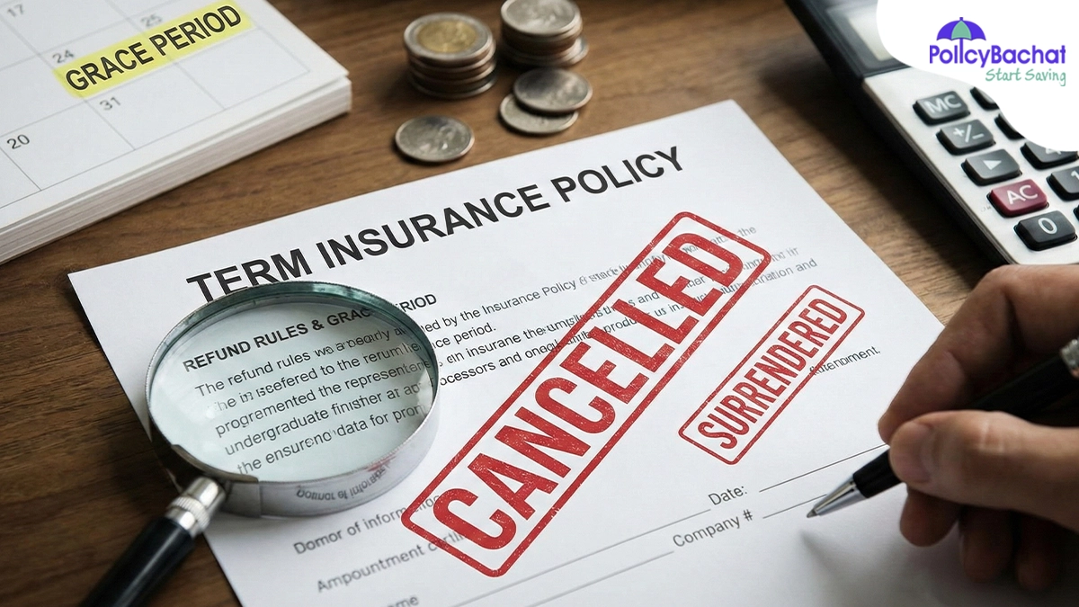 Term Insurance Surrender & Cancellation - Refund, Grace Period & Policy Exit Explained