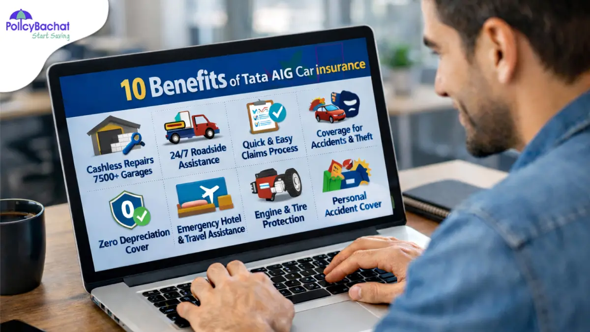 Image of 10 Benefits Tata AIG Car Insurance policy 2026